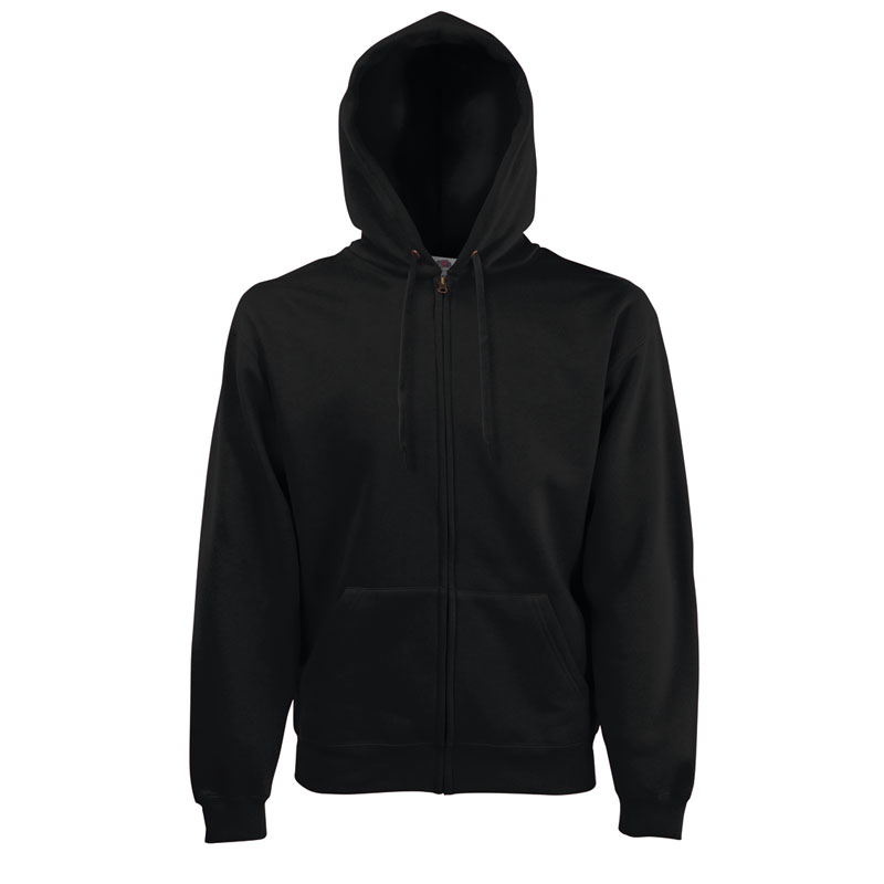 Fruit of the Loom  Classic Hooded Sweat Jacket schwarz