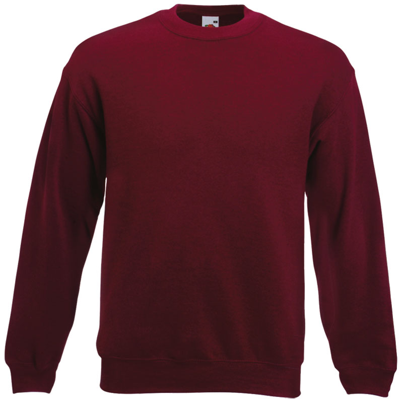  Fruit of the Loom Classic Set-In Sweat burgund