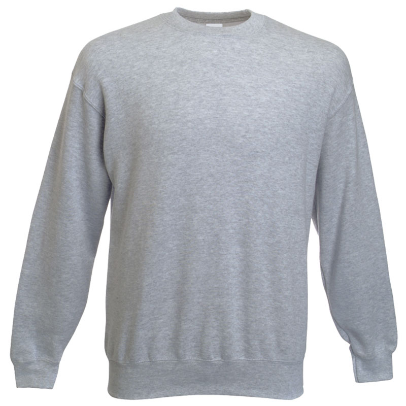 Fruit of the Loom Classic Set-In Sweat graumeliert
