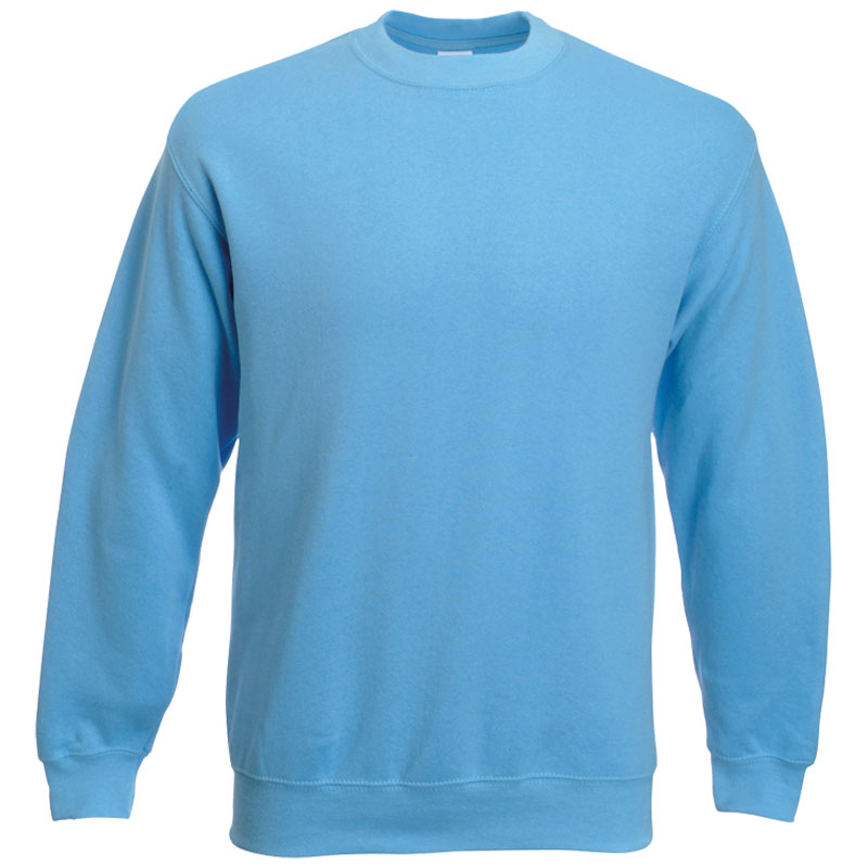 Fruit of the Loom Classic Set-In Sweat pastellblau
