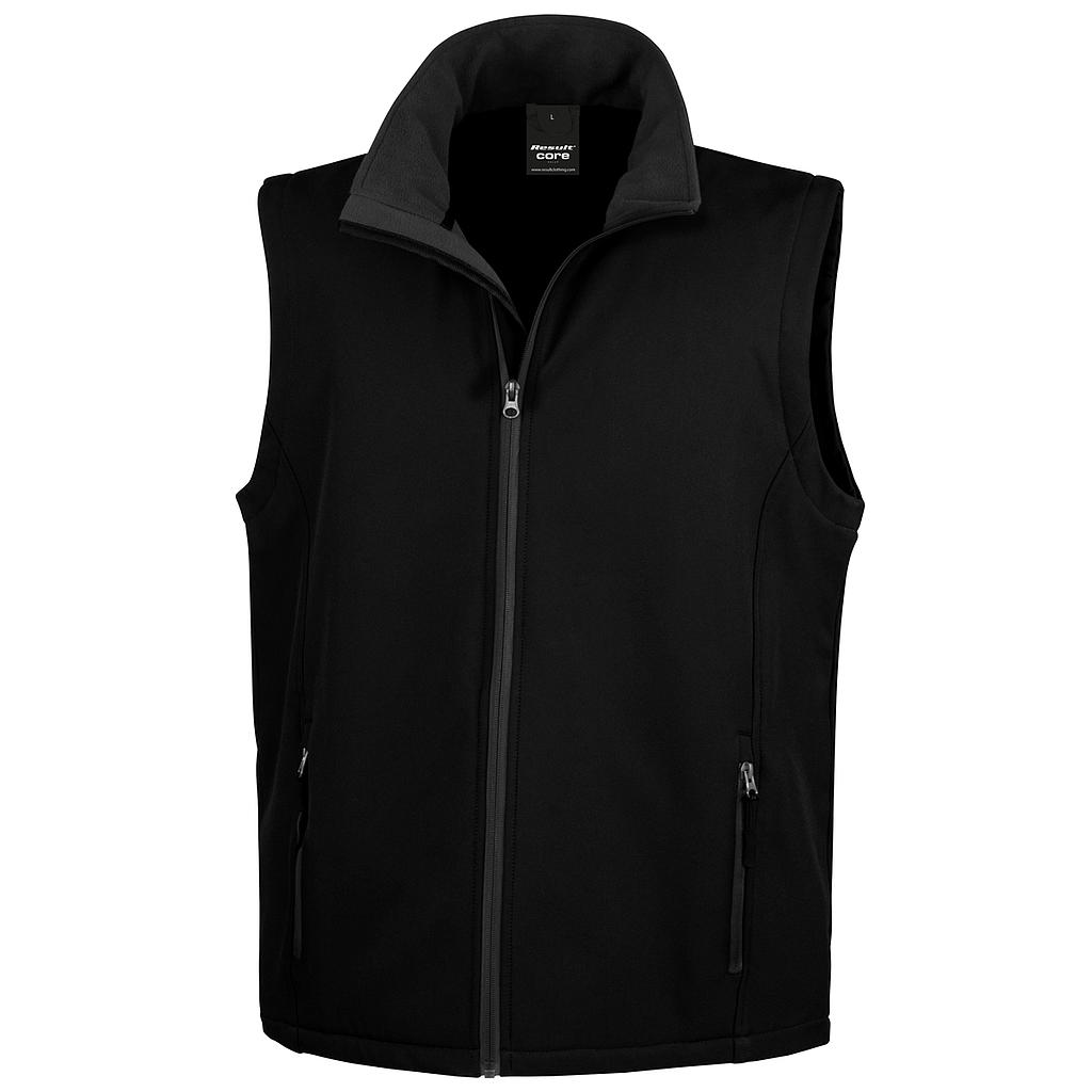  Printable Softshell Bodywarmer black/black