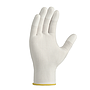 teXXor® Polyester-Strickhandschuh FINGERKUPPEN PU-BESCHICHTET weiß