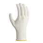 teXXor® Polyester-Strickhandschuh FINGERKUPPEN PU-BESCHICHTET weiß