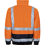 Warnschutz Kontr. Pilotenjacke leuchtorange/marine