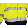 LeiKaTex® • Multifunktionale Pilotenwarnschutzjacke nach EN ISO 20471 + EN 343 • neongelb / marineblau 