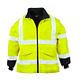 LeiKaTex® • 4-in-1-Warnschutzparka "Stonefield" nach EN ISO 20471 + EN 343 • neongelb / marineblau 