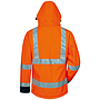 elysee® Warnschutz-Softshelljacke Bill fluoreszierend orange/marine