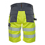 LeiKaTex® • BRIGHT LINE • SHORTS • EN ISO 20471 Klasse 1 • neongelb