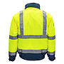 NITRAS® MOTION TEX VIZ PLUS, Warnschutz-Pilotenjacke, neongelb / blau, EN ISO 20471, EN 343