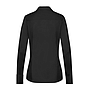 BASIC Damen Bluse Regular Fit schwarz langarm