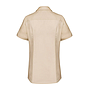 Damen Bluse Kurzarm BASIC Regular Fit beige 