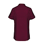 Damen Bluse Kurzarm BASIC Regular Fit bordeaux 