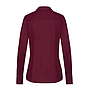 BASIC Damen Bluse Regular Fit bordeaux langarm