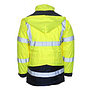 LeiKaTex® • 4-in-1-Warnschutzparka "Stonefield" nach EN ISO 20471 + EN 343 • neongelb / marineblau 