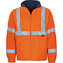 Warnschutz Kontrast Parka 5in1 leuchtorange/marine