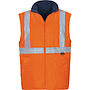 Warnschutz Kontrast Parka 5in1 leuchtorange/marine