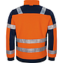 Vizwell Stepp-Innenjacke leuchtorange-marine