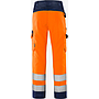  High Vis Green Hose Damen Kl. 2 2642 GPLU Warnschutz-Orange/Marine