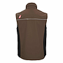 MOTION TEX LIGHT Softshellweste braun/schwarz