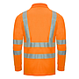 NITRAS® MOTION TEX VIZ, Warnschutz-Langarm-Poloshirt, EN ISO 20471 neonorange