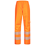 NITRAS MOTION TEX VIZ PLUS, lange Warn-Regenhose, neonorange