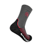 Allround Socks (Basic) anthrazit-dunkelrot lang