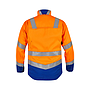 Jacke 2380 Multiseven einlagig leuchtorange/kornblau