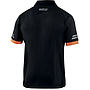 Sparco Polo TECH TOLEDO Schwarz/Orange fluoreszierend