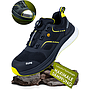 elysee® HALBSCHUHE S1PS *CUSHIONPRO® FLEX I* schwarz/gelb, mit Schnelldrehverschluss