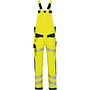 Vizwell Flex HiVis Latzhose leuchtgelb-marine