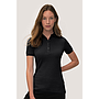 Damen-Poloshirt Cotton-Tec schwarz