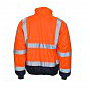 LeiKaTex® • Pilotenwarnschutzjacke nach EN ISO 20471 + EN 343 • warnorange / marineblau