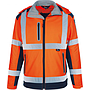 Winter K Softshelljacke leuchtorange/marine