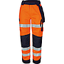 Vizwell Warnschutz Kontrast Bundhose leuchtorange/marine
