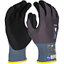 Pro-Fit®  "Maxim cool", MFT® Nitril Feinstrickhandschuh grau / schwarz