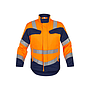 MULTISEVEN Jacke 2380 einlagig leuchtorange/marine