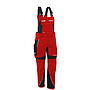 Grizzlyskin IRON Latzhose rot/schwarz