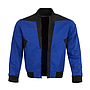 Qualitex X-Serie Blousonjacke MG 245g kornblau/schwarz