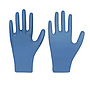 Solidstar® COMFORT PLUS Nitril-Einmalschutzhandschuh blau puderfrei Box à 100 Stück