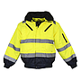 LeiKaTex® • Multifunktionale Pilotenwarnschutzjacke nach EN ISO 20471 + EN 343 • neongelb / marineblau 