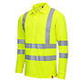 NITRAS® MOTION TEX VIZ, Warnschutz-Langarm-Poloshirt, EN ISO 20471 neongelb