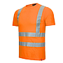 NITRAS® MOTION TEX VIZ, Warnschutz-T-Shirt, EN ISO 20471 neonorange