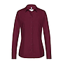 BASIC Damen Bluse Regular Fit bordeaux langarm