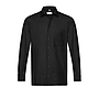 BASIC Herren Hemd Regular Fit schwarz langarm