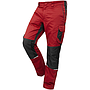 Qualitex "IND" Bundhose MG 250g rot/grau