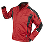 Qualitex "IND" Bundjacke MG 250g rot/grau