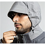 Kapuze für Grizzlyskin Hybrid Softshelljacke hellgrau