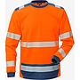 High Vis T-Shirt Langarm KL. 3 7724 THV Warnschutz-Orange/Marine