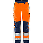  High Vis Green Hose Damen Kl. 2 2642 GPLU Warnschutz-Orange/Marine