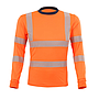 Qualitex Lyocell Langarm-T-Shirt "Allround Warnschutz" mit UV-Schutz